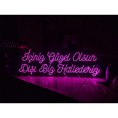 Çizgi Neon Cizgineon - Içiniz Güzel Olsun Dışı Biz Fiyatı
