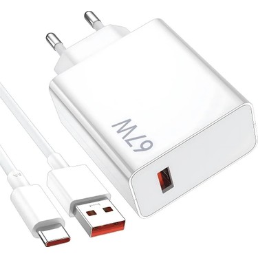 Xiaomi 13T Uyumlu Şarj Aleti Type-C 67W Turbo Hızlı Şarj Fiyatı