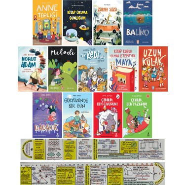 Anıl Basılı 13 Kitap Set / Anne Terliği / Balino / Melodi / Kitabı