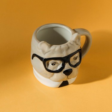 バーベキュー・調理用品 bulldog brand mini mug Old.New Karaca Animal Buldog Mug 1 Adet 483 ml Kapasite Dayanıklı Fiyatı