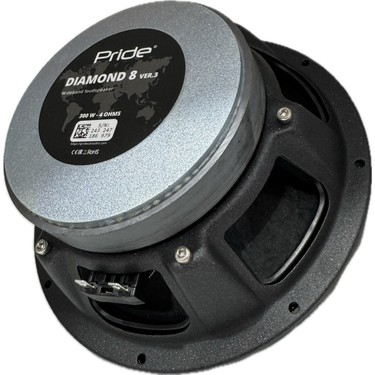 Pride Audio Diamond 8 V3 20 cm 600W 300RMS Hybrıt Spl Fiyatı