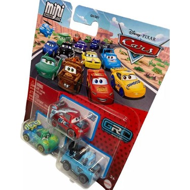 Disney Cars Disney Pixar Cars - Üçlü Mini Racers - Grc Fiyatı