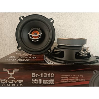 Brave BR-1310 550W 13CM Kapı Hoparlör Takımı - Yeni Seri Fiyatı