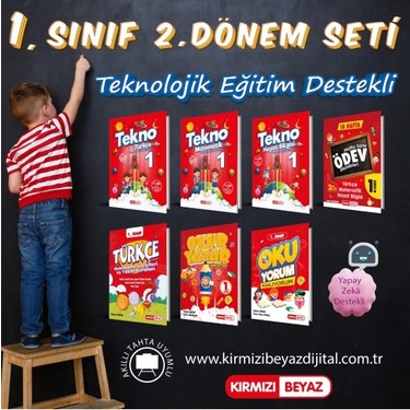 Tekno 1. Sınıf 2. Dönem Seti (7 Kitap) Kitabı ve Fiyatı