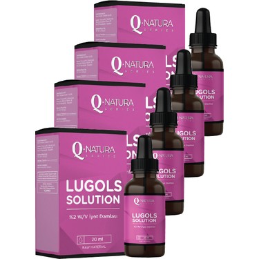 Q Natura Series Lugol's Solution % 2 Iyot Damla - 4 Adet Fiyatı