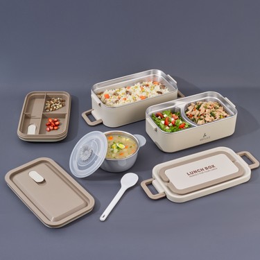 Aryıldız Bento Dikdörtgen 2 Katlı Lunch Box Yemek Termosu Fiyatı