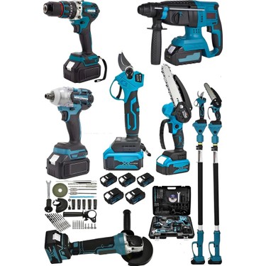 SCHUTZENGER 6'set 5 Akülü-Teleskopik-Budama Makası-Yağlamalı Fiyatı