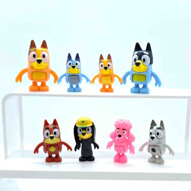 DEK Toy Store Bluey 8'li Figür Set - Bluey, Bingo, Bandit, Fiyatı