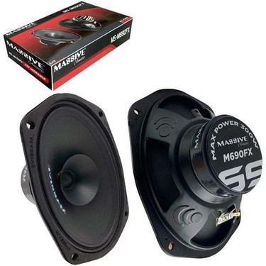 MASSIVE MS-M690FX Oto Midrange Oval 6X9 İnç 300 Watt (120 Fiyatı