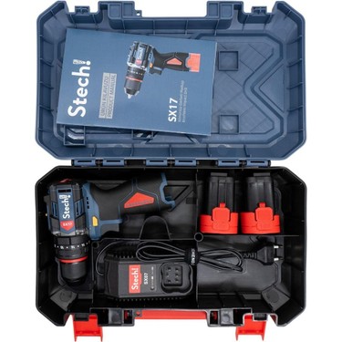 S-Tech Stech SX17-2X2.0 Akülü Kömürsüz Darbeli Matkap 16V Fiyatı