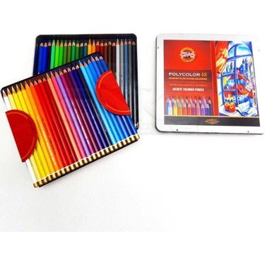 Koh-I-Noor Polycolor Kuru Boya Kalemi 48LI Set Fiyatı