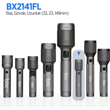 Bix Flashlight Bx2141fl 10w Led, Max. 650 Lümen Parlaklık Ve Fiyatı