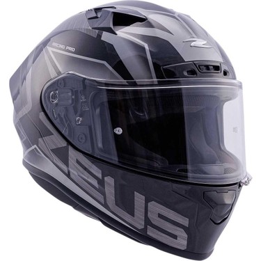 Zeus ZS-826 Pearl Black Silver BK3 Kapalı Kask (Pinlock Fiyatı