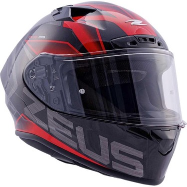 Zeus ZS-826 Pearl Black Red BK3 Kapalı Kask (Pinlock Dahil) Fiyatı