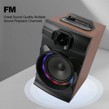 Newdaki Ahşap Kasa Multımedıa Speaker 28x23x40 Kumandalı Fiyatı