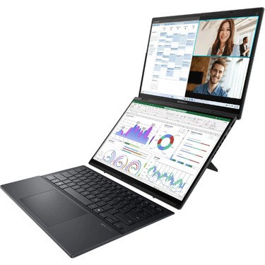 ASUS UX8406M グレー OLEDノートPC Asus Zenbook Duo UX8406 UX8406CA-PZ210W Intel Ultra 9 285H Fiyatı