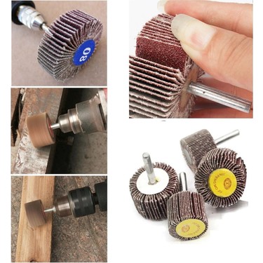 Depolife Matkap İçin Zımpara Taşı Çelik Tel Fırça Mop Yaprak Fiyatı