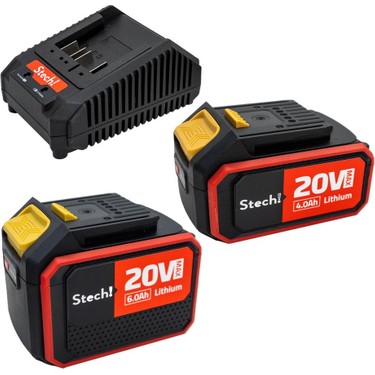 Stechend SXS403 Akülü Alet Seti 20V 4.0/6.0AH 7 Parça Fiyatı