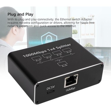 CoverZone 1 Gigabit Ethernet Anahtarı 4 Bağlantı Noktalı Fiyatı