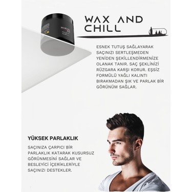Homenter By Mia Wax And Chill Aqua Saç Şekillendirici Wax I Fiyatı