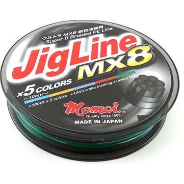 Momoi Jigline Mx8 0.14MM 300MT. Multicolor Ip Misina Fiyatı