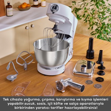 Karaca Multichef Ultra 2000W 7 Litre Stand Mikser Porcelain Fiyatı