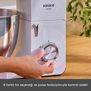 Karaca Multichef Ultra 2000W 7 Litre Stand Mikser Porcelain Fiyatı