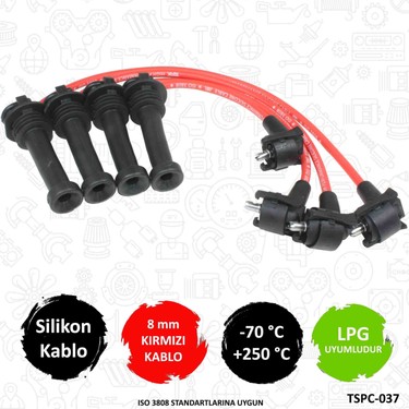 Tork 1012436 - 1063615 - Escort Clx 1.6 16V - 8mm Kırmızı Fiyatı