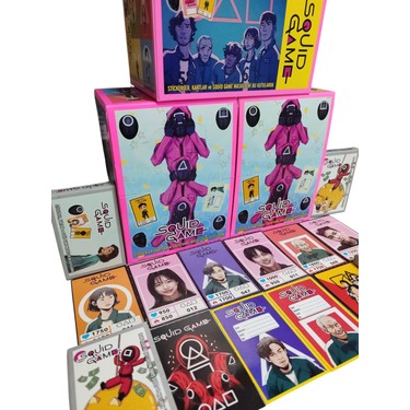 Emrah Gültekin Squid Game Karakter Kartları (12 Minik Kutu Fiyatı