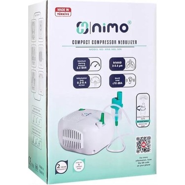 Nimo Kompresörlü Kopmpakt Mini Nebulizatör Hnk-Nbl-Mn Fiyatı