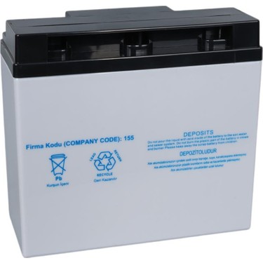 Yokohama YH-1218 12VOLT 18AMPER Akü (181X76X167MM) Fiyatı
