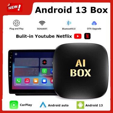 Carplay Akıllı Multimedya Kutusu Android 13 32GB Kablosuz Fiyatı
