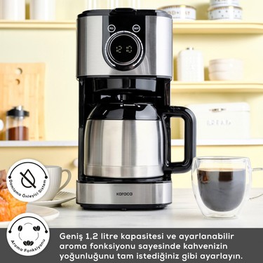 Karaca Series 2303 Steel Filtre Kahve Makinesi Fiyatı