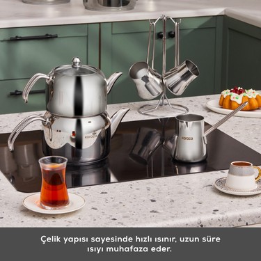 Karaca Belgrad Indüksiyon Tabanlı 15 Parça Çelik Çeyiz Seti Fiyatı