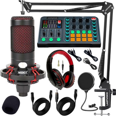 Midex Talent Paket-3 Cxn-30 Mikrofon VS13 Ses Kartı Stüdyo Fiyatı