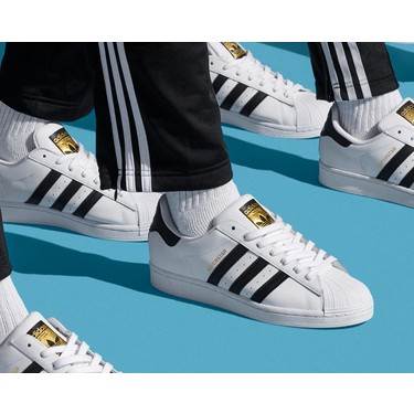 adidas EG4958 Superstar Erkek Sneaker Ayakkabı Beyaz Siyah Fiyatı