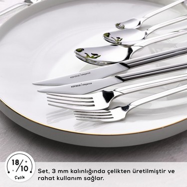 Karaca Midway 84 Parça 12 Kişilik Çatal Kaşık Bıçak Takımı Fiyatı