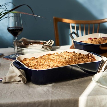 STAUB LUXE ギフトセット Grand BK 20cm 23cm Staub Seramiik Fırın Kabı Seti 3'lü Lacivert Fiyatı