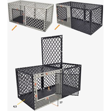 Leganest 60CM x 120CM Yükseklik 60CM Tabanı Dolu-Üstü Kapalı Fiyatı