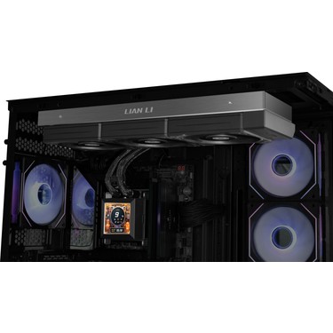 値下げ可 LIANLI HydroShift LCD360S Black Lian Li Hydro-Shift LCD 360 Siyah Performance Fan Işlemci Fiyatı