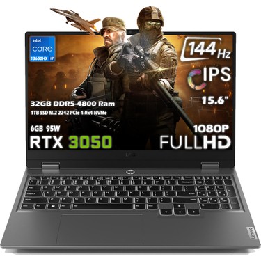 Lenovo LOQ 15IRX9 Intel Core i7 13650HX 32GB 1TB SSD RTX Fiyatı