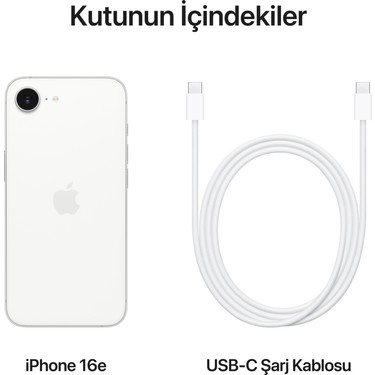 iPhone 16e 128GB Beyaz Fiyatı, Taksit Seçenekleri ile Satın Al