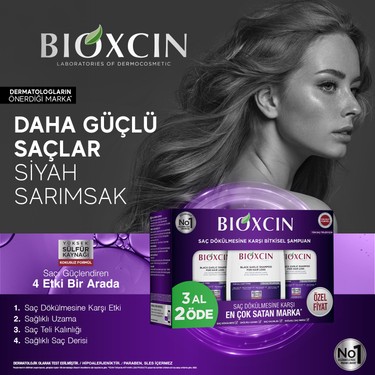 Bioxcin Siyah Sarımsak Şampuanı 3 Al 2 Öde Fiyatı