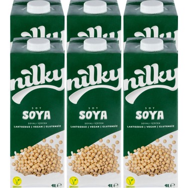 Nilky Soya Sütü Laktosuz Vegan Glütensiz 6x1 lt Fiyatı