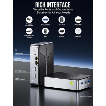 G9 Intel N150 İşlemci, 12GB DDR5 5500Mhz RAM + 64GB EMMC, Fiyatı