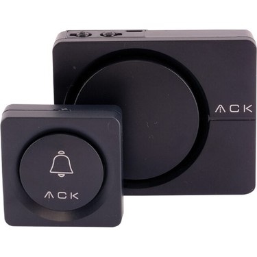 Ack Kablosuz Zil Siyah 32 Melodi IP20 Ack Fiyatı