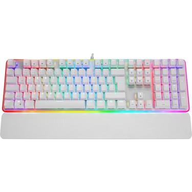 Rampage KB-R96 ULTIMATE Beyaz Optical Switch Full RGB ve Fiyatı