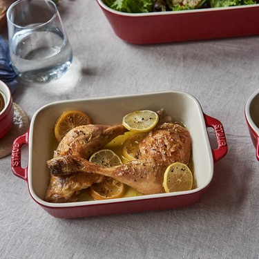 Staub Seramik Fırın Kabı Seti 3'lü Kiraz Fiyatı