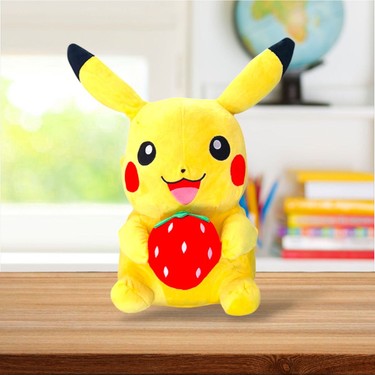 NB Market Pokemon Pikachu Peluş Oyuncak 40CM Çilek Tutan Fiyatı