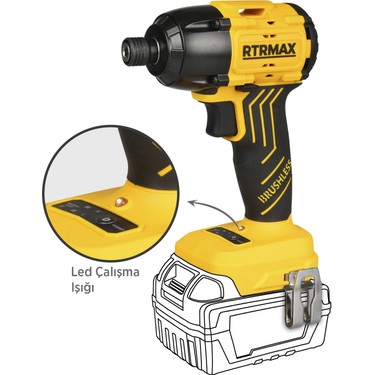 RTRMAX RTS5020B Şarjlı Torklu Vidalama Makinası Kömürsüz 200 Fiyatı